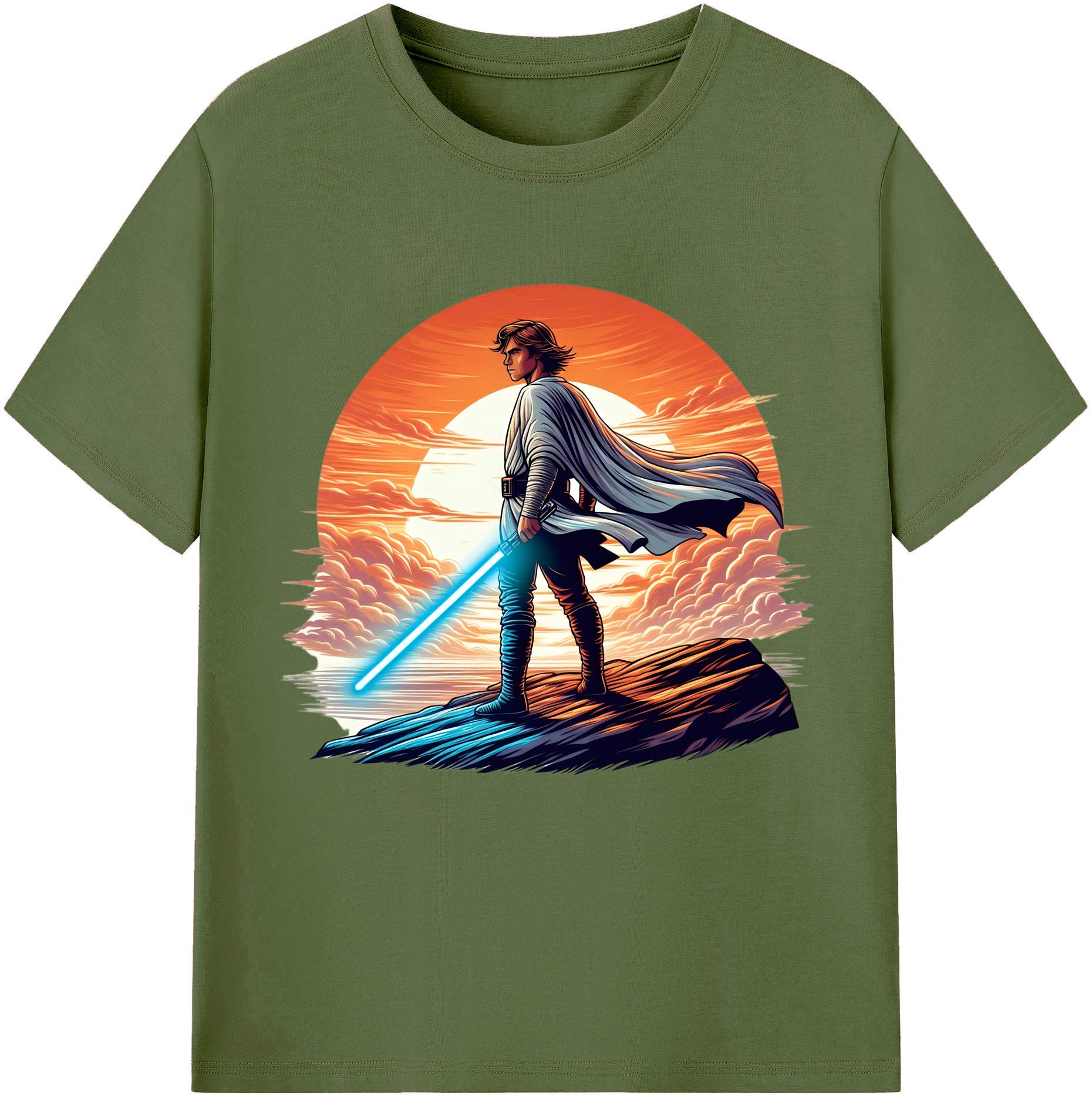 （画像用） スター・ウォーズ Star Wars 綿100％半袖Tシャツ（フロントプリント）